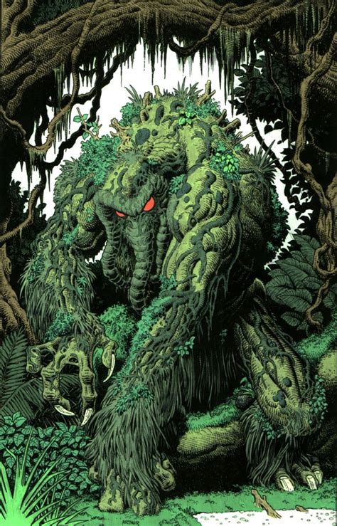 Man-Thing Marvel Comics Art