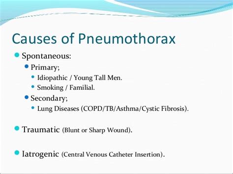 Pneumothorax & chest tube final year mbbs lecture