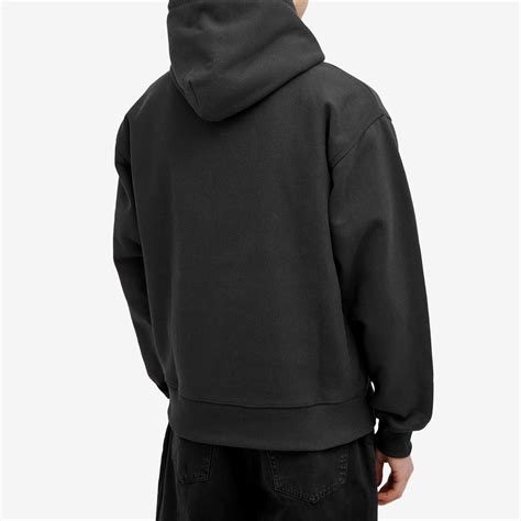 Stussy Stock Logo Hoodie Black | END.