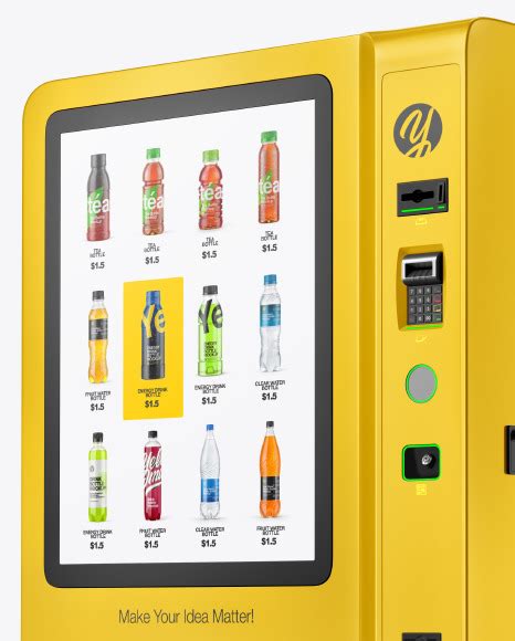 Vending Machine Mockup - Free Download Images High Quality PNG, JPG