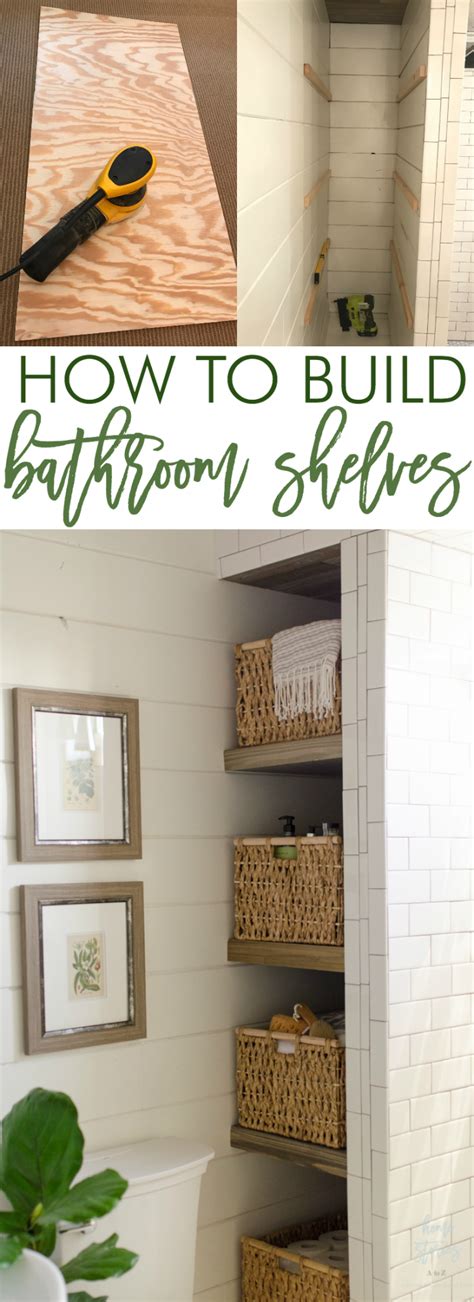 How to Build Bathroom Shelves Next to Shower | Home Stories A to Z