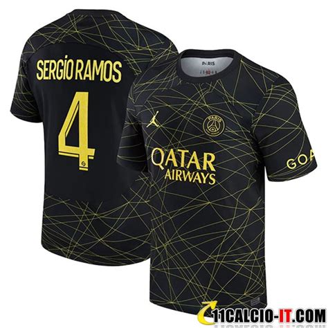 Shop Maglie Calcio PSG (SERGIO RAMOS #4) 2023/2023 Quarto