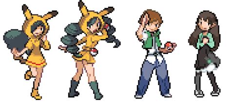 Pokemon Trainer Sprites by Hartmix on DeviantArt