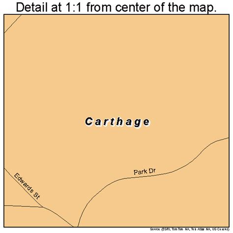 Carthage New York Street Map 3612683