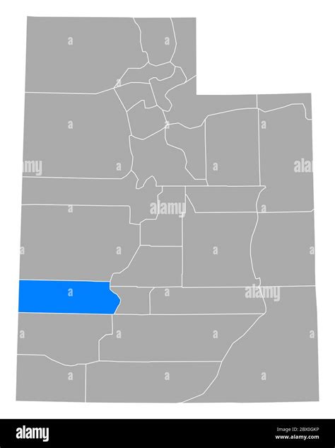 Map of Beaver in Utah Stock Photo - Alamy