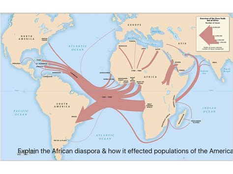 African diaspora map | History | ShowMe