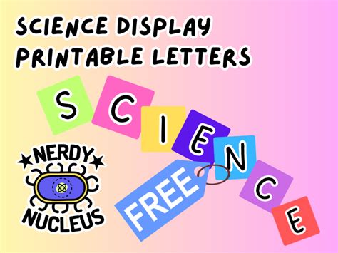 Science display letters | Teaching Resources