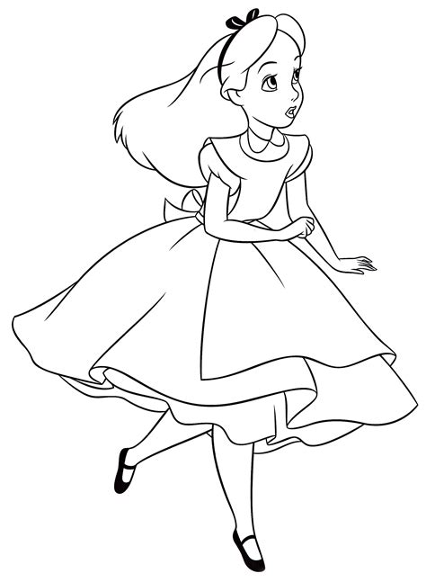 Walt Disney Coloring Pages - Alice - Walt Disney Characters Photo ...