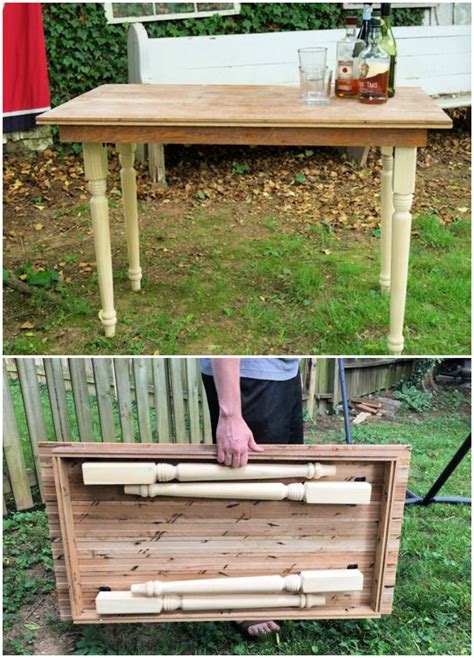 How to Make a Folding Table (20 DIY Folding Table Plans)