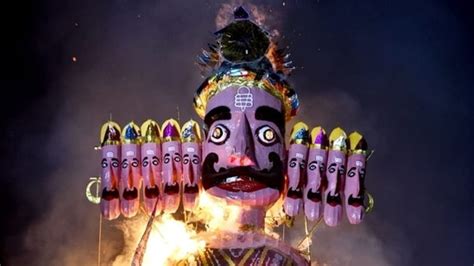 Ravana effigies light up skies as Dussehra celebrations spread cheer ...