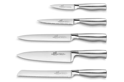 Knife Block + 5 kitchen knives - Sabatier International