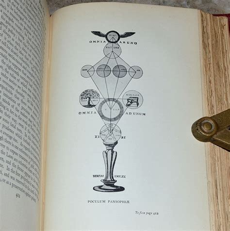 Alchemical / Rosicrucian diagram known as the "Poculum Pansophiae ...