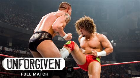 FULL MATCH - Carlito vs. Randy Orton: WWE Unforgiven 2006 - YouTube