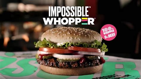 Burger King Impossible Whopper Nutrition Facts