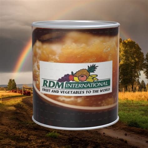 Canned Applesauce - RDM International - Fruit & Vegetables to the World