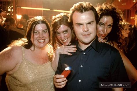 Shallow Hal - Behind the scenes photo of Jack Black