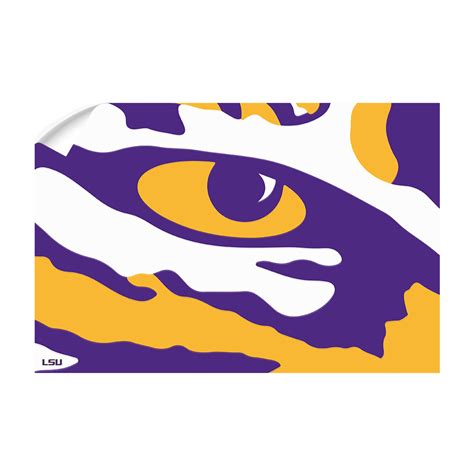 LSU Tigers "Eye of the Tiger" Officially Licensed Wall Art - College ...