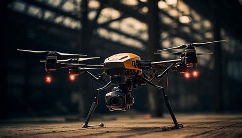 Premium AI Image | Armed drones ready for attack Technological drone photography