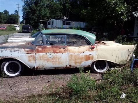 57 chevy | Classic cars muscle, Abandoned cars, Chevy