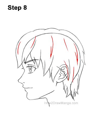 Anime Male Side Profile Drawing / Learn how to draw or.