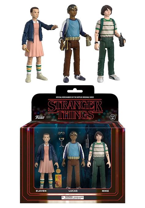 Action Figure: Stranger Things 3 pack (Eleven, Lucas, Mike)