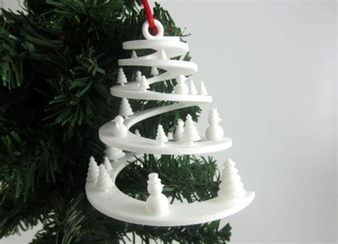 Christmas Tree Ornament 3D Printed | 3d printing, 3d printing diy, 3d ...