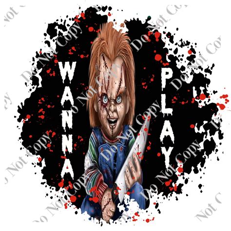 Chucky Wanna Play PNG Digital Download - Etsy