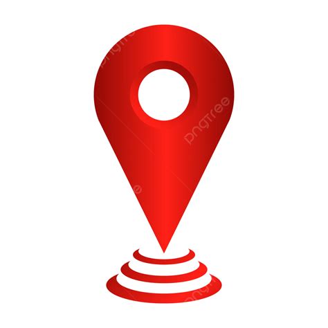 3d Location Icon Map Logo Design Symbol Transparent Background Vector, Map Icon, Location ...