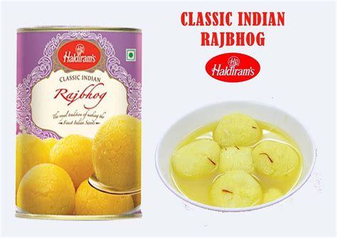 DELICIOUS & SWEET HALDIRAM #RAJBHOG. A Bengali #dessert made from cottage cheese dumplings in ...