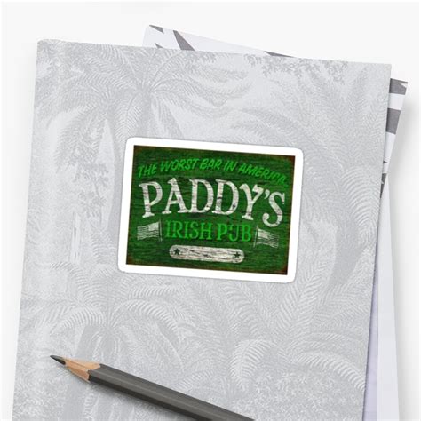 "paddy's pub sign" Stickers by jasprar | Redbubble