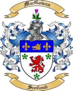 Macgowan Family Crest from Scotland by The Tree Maker