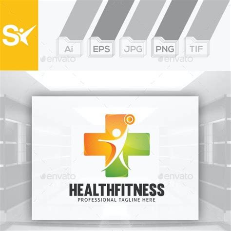 Health Fitness Logo | Logo templates, Massage logo, Medical logo