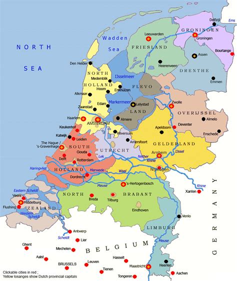 Netherlands Map - ToursMaps.com