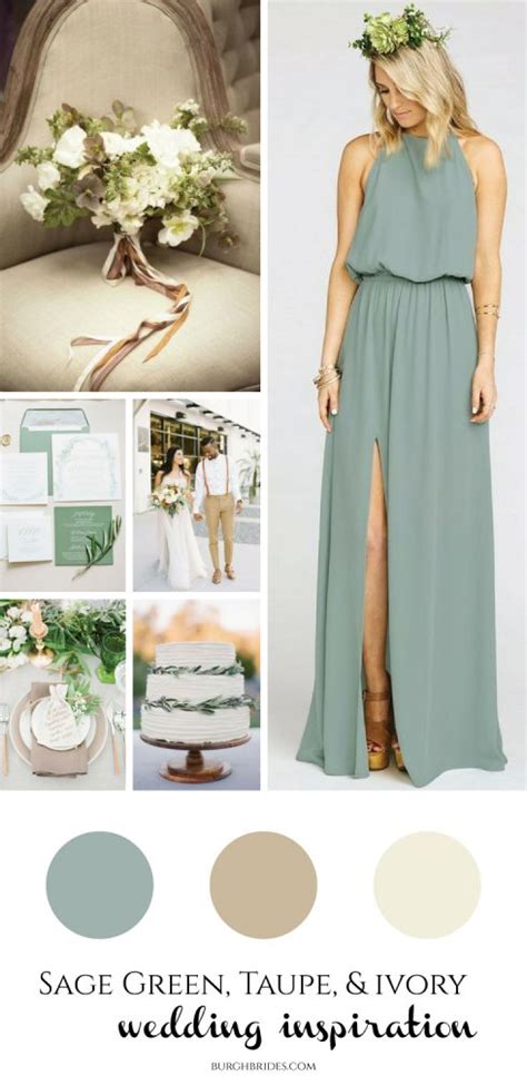 Sage Green, Taupe & Ivory Wedding Inspiration | Burgh Brides