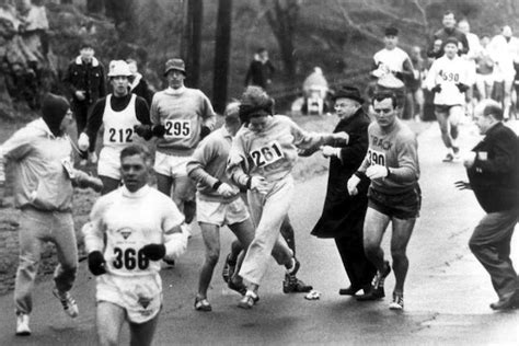 Kathrine Switzer, the First Woman to Run the Boston Marathon, 1967 ~ Vintage Everyday