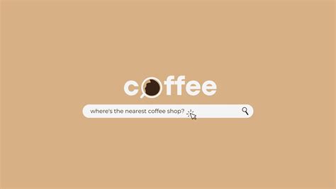 Coffee Desktop Background, Aesthetic Computer Background, Computer Wallpaper, Coffee Art Print ...