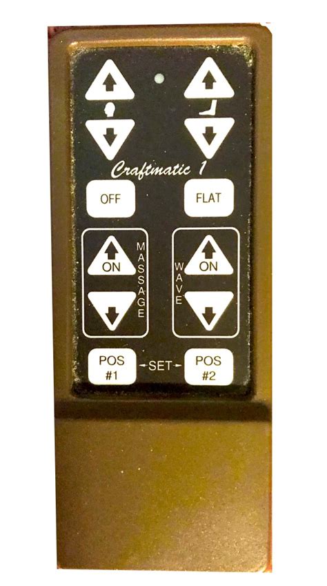 Craftmatic bed remote control replacement