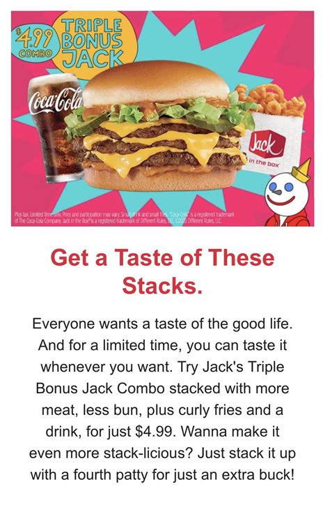 Current Printable Jack In The Box Coupons