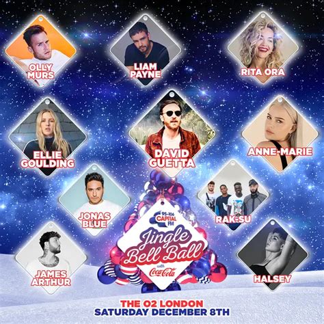 Capital's Jingle Bell Ball Line-Up 2018 - Who's Performing At The # ...