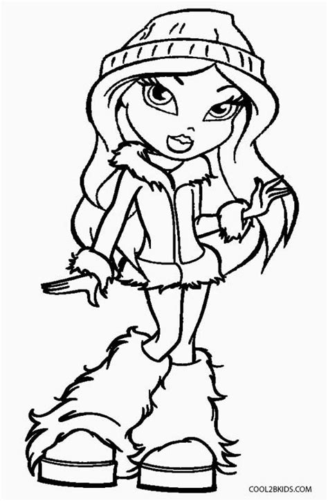 Bratz dolls coloring pages printable The 2015 Bratz dolls were met with ...