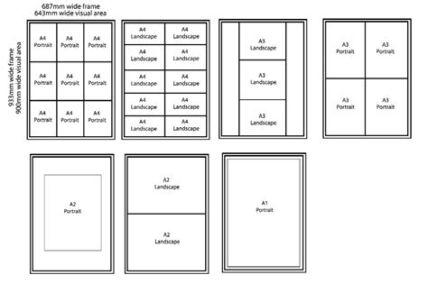 Display Board Poster Sizes | Folding & Modular Display Panels