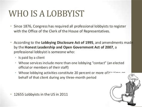 Lobbying