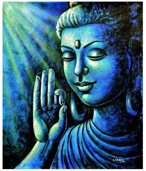 Aum Arts Original Paintings - Buddha: Buy Aum Arts Original Paintings - Buddha at Best Price in ...