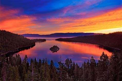 Emerald Bay Sunrise | Scenic photos, Emerald bay lake tahoe, Beautiful ...