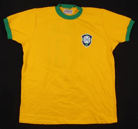 Pele Signed Brazil 1970 World Cup Jersey (PSA COA) | Pristine Auction