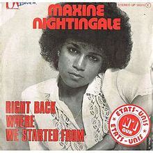 Maxine Nightingale Songs ••• Top Songs / Chart Singles Discography ••• Music VF, US & UK hits charts