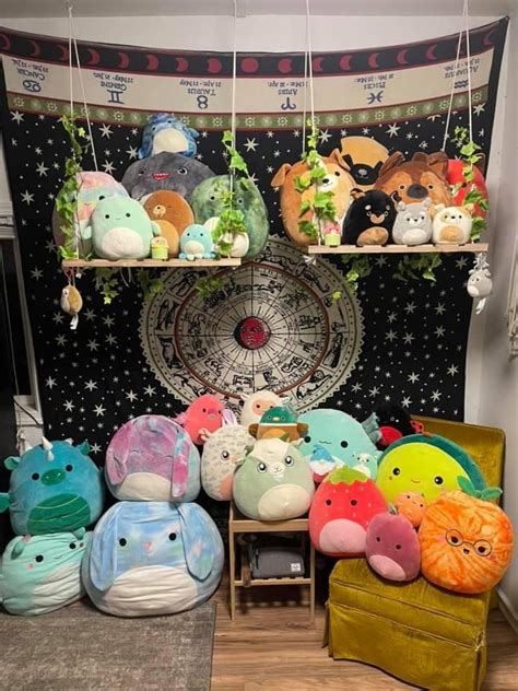 Squishmallow | Cute diy room decor, Cute room ideas, Stuffed animal displays