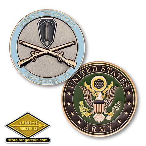 Home of Infantry, Fort Moore, GA – Army Emblem – Ranger Coin Store