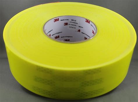 3M Fluoro Yellow Green (983-23) Diamond Grade Class 1 Reflective Tape ...