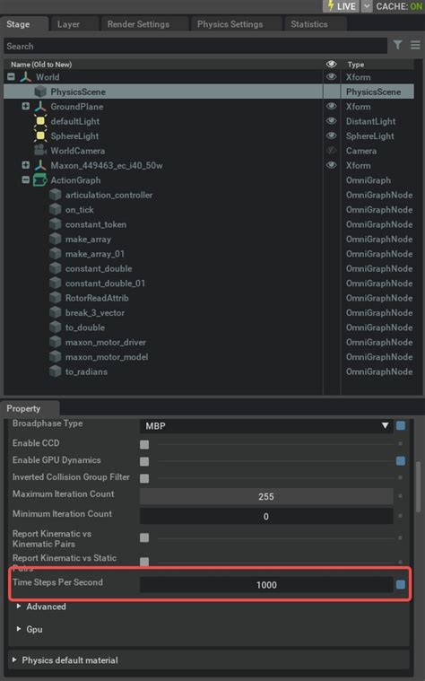 Nvidia Omniverse Isaac Sim timeline sampling frquency? - Isaac Sim ...